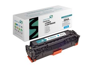 6942383113349 - - SmartMate wiederaufbereitete Laser Toner Patrone für hp CC531A (304A) Cyan