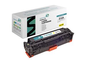 6942383113820 - - SmartMate wiederaufbereitete Laser Toner Patrone für hp CF382A (312A) Gelb