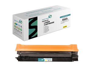 6942383113981 - SmartMate wiederaufbereitete Laser Toner Patrone für HP W2002A (658A) Gelb