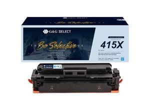 6942383125267 - Toner ersetzt HP 415X Kompatibel Cyan W2031X GS-HW2031X(415X)