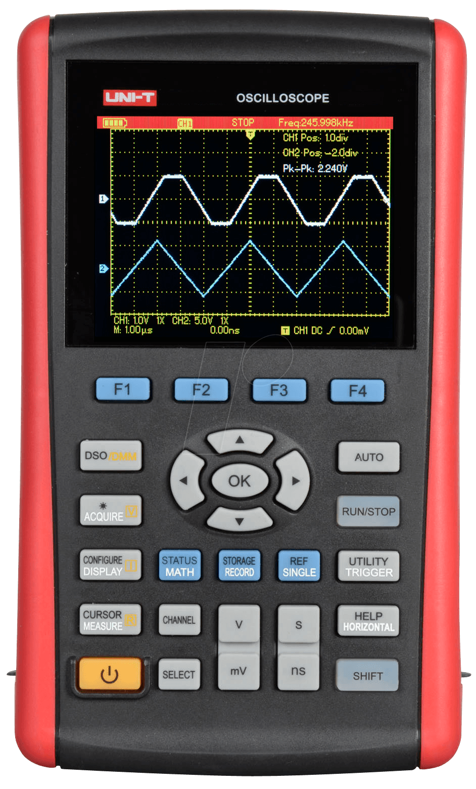 6944853610266 - UTD 1025 DL - Handheld-Oszilloskop 25 MHz 2 Kanäle