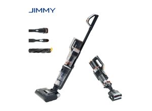 6946499311699 - JIMMY HW10 Pro 3-in-1-Multifunktionssauger und -wascher Schnurloser Nass- und Trockensauger Bodenwascher  252 V Lithium-Ionen-Akku  350W  60AW Saugleistung  80 Minuten maximale Akkulaufzeit  HEPA Filter  OLCD-Display