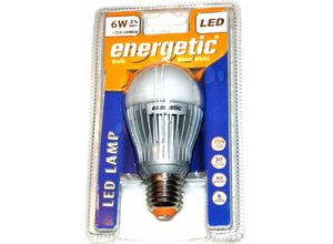 6949199740066 - Energetic LED Lampe Bulb Warm White 25 Watt A55 Matt E27 6W 3000k High Power Energieklasse A