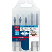 6949509232489 - - Expert HEX-9 HardCeramic Bohrer für harte Fliesen  Dachziegel Ausführung 5 tlg Mixed-Set 6mm