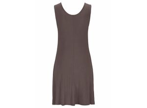 6950452565555 - Große Größen Strandkleid taupe Gr44