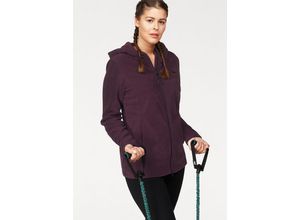 6950452579408 - Große Größen KangaROOS Fleecejacke aubergine Gr44 46