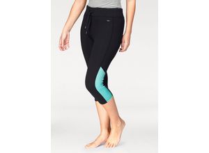 6950452580350 - Große Größen Leggings schwarz-aqua Gr46