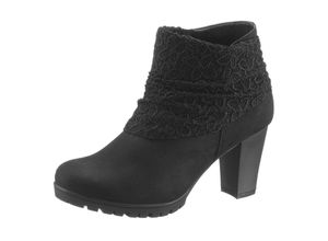 6951715818814 - Große Größen Stiefelette schwarz Gr38