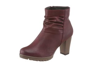 6951715822699 - Große Größen CITY WALK Stiefelette weinrot Gr42