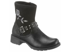 6951715849993 - Große Größen Stiefelette schwarz Gr36