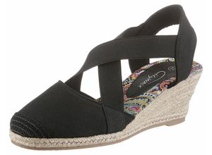 6951986957724 - Große Größen Sandalette schwarz Gr36