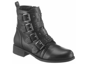 6951986978507 - Große Größen CITY WALK Stiefelette schwarz Gr36