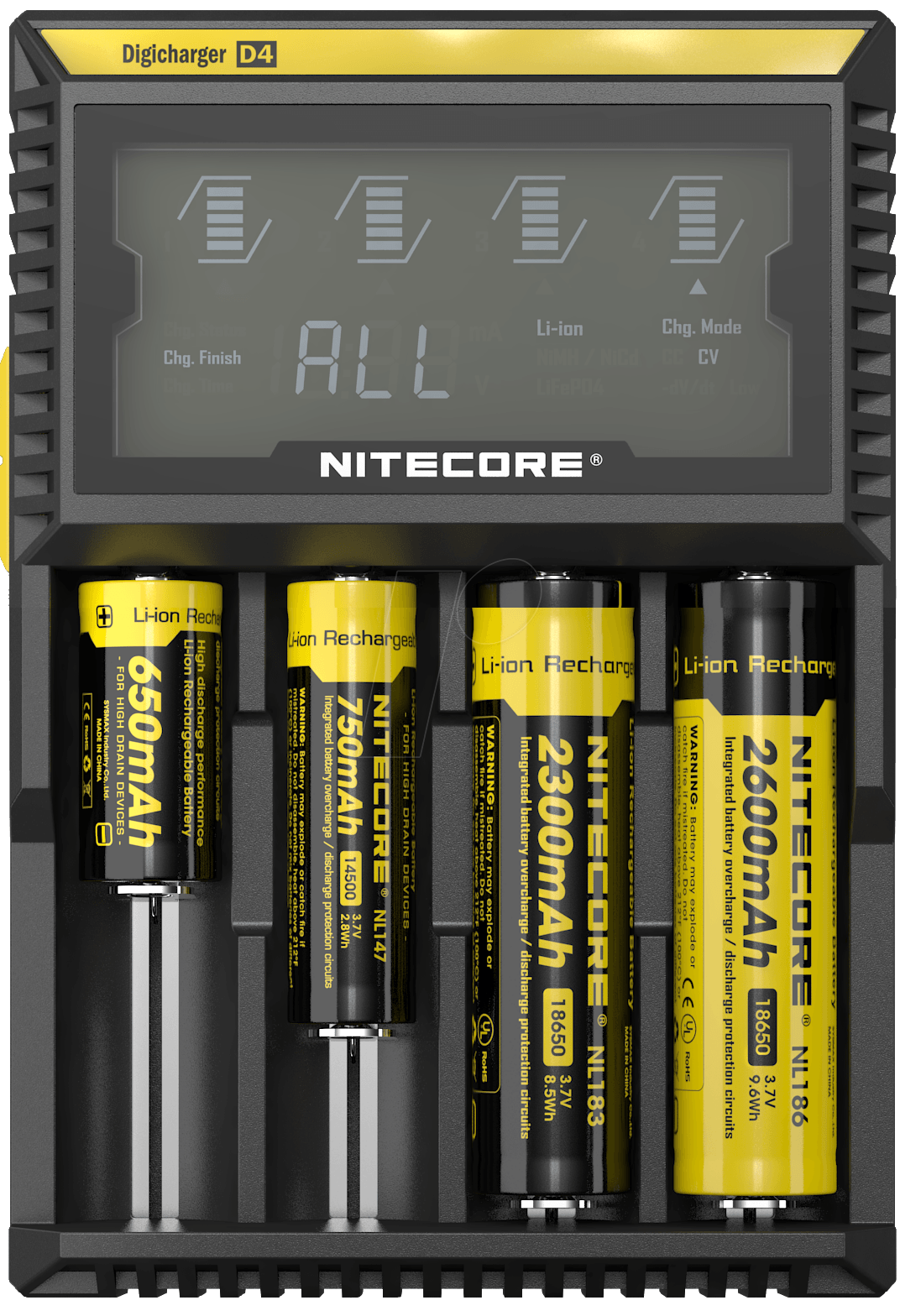 6952506491223 - NC DC D4 - Tischladegerät prozessorgesteuert NiCd NiMh Li-Ion Li-Po