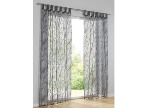 6952540631517 - Gardine HEINE HOME Gardinen Gr 225 cm Multifunktionsband 140 cm grau Transparente Gardinen