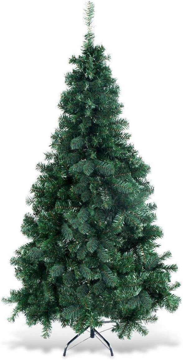 6952938314336 - Costway Weihnachtsbaum Künstlicher Tannenbaum Weihnachtsbaum mit Metallständer 150-240 cm grün-180 cm