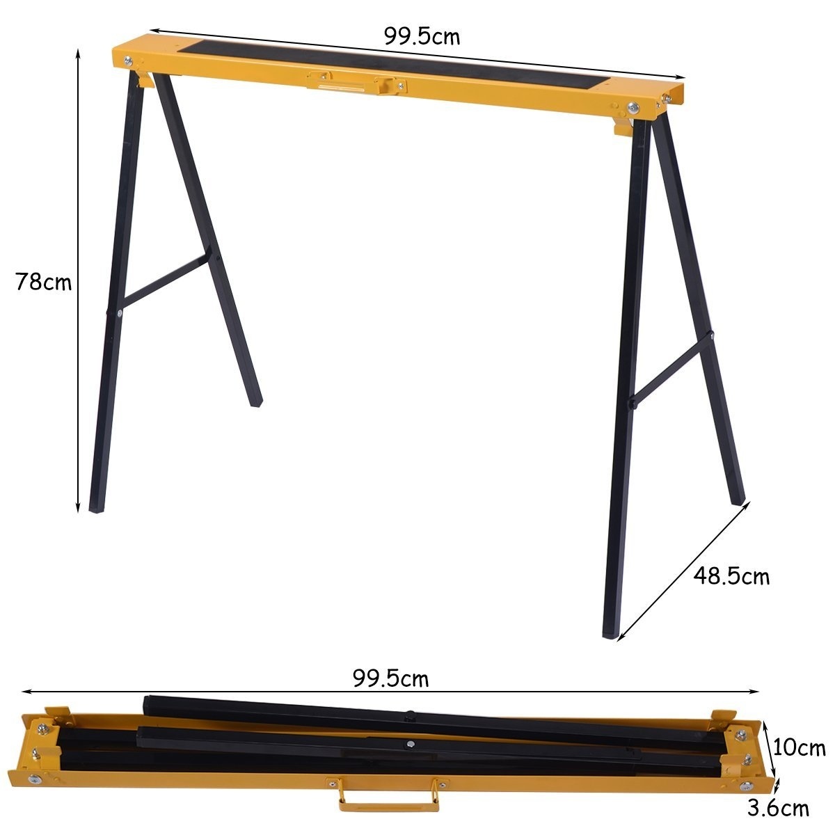 6952938374057 - 2 x SCOFFOLDING GOAT PREAST STONE KOOK Steinauflage Ziegensäge Aschehilfe Arbeitsbock 275 kg