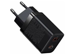 6953156206342 - Baseus Super Si Pro Schnellladegerät USB   USB Type C 30W Power Delivery Quick Charge schwarz (CCSUPP-E01)