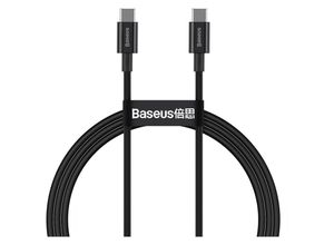 6953156208438 - Superior-Kabel USB-C USB-C Quick Charge FCP 100W 5A 20V 1m schwarz