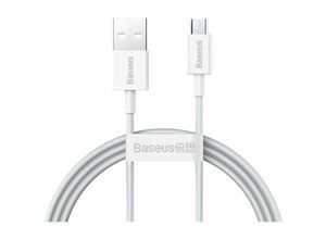 6953156208490 - Superior Kabel usb - Micro usb Schnellladekabel 2A 1m Weiß (CAMYS-02) - Baseus