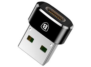 6953156263536 - Baseus Adapter von USB Type-C auf USB Kabel Splitter schwarz (CAAOTG-01)