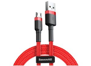 6953156280359 - Cafule Micro usb 2 Rot-Rot - Baseus