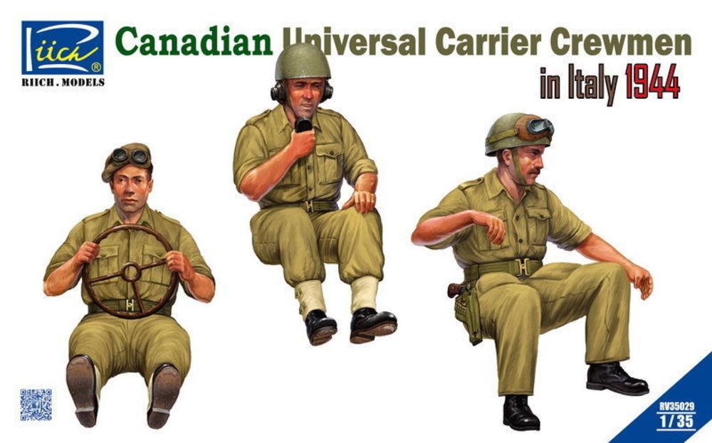 6953391900883 - Riich Models RV35029 - Canadian Universal Carrier Crewmen in Italy 1944 in 135