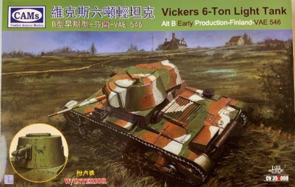 6953391900890 - Riich Models CV35A008 - Vickers 6-Ton Light Tank Alt B Early Produktion-Finland-VAE 546 in 135