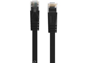 6954301165767 - PUG-C6B-20-BK-EP RJ45 Cat6 Flaches Ethernet-Netzwerkkabel LAN-Kabel Internetkabel Patchkabel 2m Schwarz - Orico