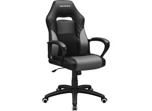 6955880308743 - Songmics - Gamingstuhl Bürostuhl mit Wippfunktion Racing Chair ergonomisch S-förmige Rückenlehne gut für die Lendenwirbelsäule bis 150 kg