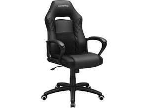 6955880308750 - Songmics - Gamingstuhl Bürostuhl mit Wippfunktion Racing Chair ergonomisch S-förmige Rückenlehne gut für die Lendenwirbelsäule bis 150 kg