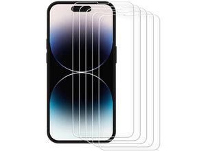 6956116717292 - 9H gehärtetes Glas für iPhone 14 Plus Vollbild Knight 25D FS TG SET mit 5 Stück