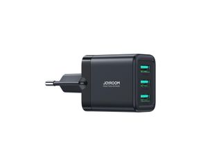 6956116753436 - 3xUSB-A 17W 34A Netzladegerät - Schwarz