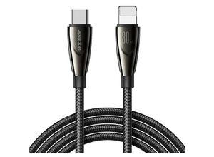 6956116759445 - Joyroom Pioneer Series SA31-CL3 USB-C   iPhone-Anschluss 30W 12m Kabel - Schwarz