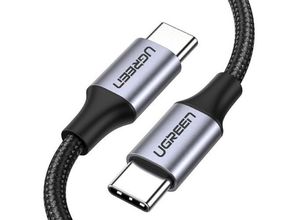 6957303803774 - Kabel usb Type c - usb Type c Quick Charge 480 Mbps Kabel 60 w 3 a 1 m schwarz-grau (US261 50150) - Ugreen