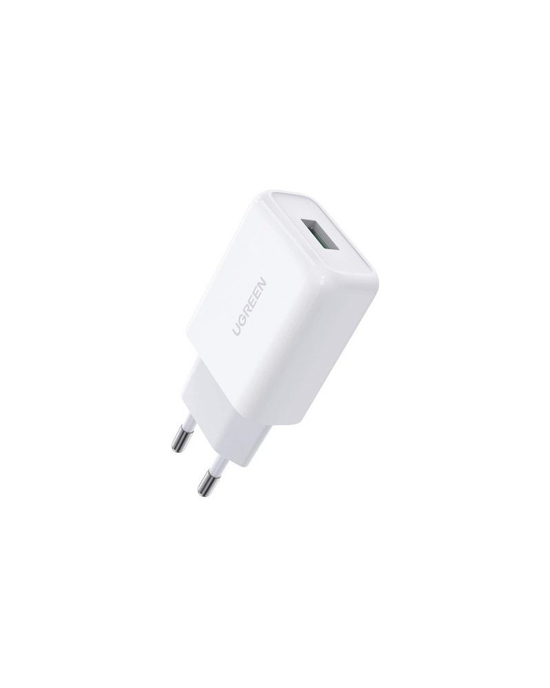 6957303811335 - 10133 USB-A QC 30 18W Wall Charger-EU White 10133 6957303811335