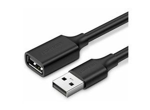 6957303813148 - 1m Kabel Verlängerungsadapter usb 20 (weiblich) - usb 20 (männlich) Kabel für Computer Smartphones USB-Adapter schwarz - Ugreen