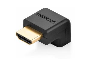 6957303821099 - Ugreen Adapter Winkelstecker HDMI unten Adapter Videokabel-Adapter Abgewinkelter HDMI-Stecker schwarz