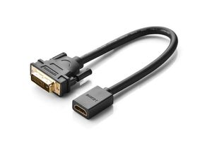 6957303821181 - Kabel Adapterkabel dvi (männlich) - hdmi (weiblich) 015m schwarz (20118) - Ugreen