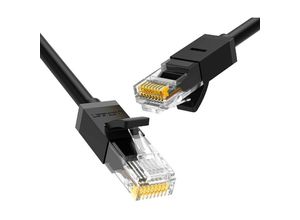 6957303821624 - Ugreen - Kabel Internet Netzwerkkabel Ethernet Patchkabel RJ45 Cat 6 utp 1000Mbps 5m Schwarz (20162)