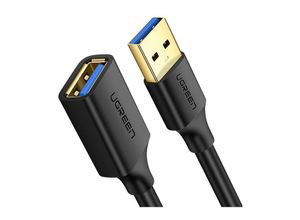 6957303831265 - 15m Kabel Verlängerungsadapter usb 30 (weiblich) - usb 30 (männlich) Kabel für Computer Smartphones USB-Adapter schwarz - Ugreen