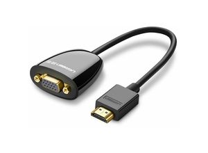 6957303842537 - Kabel adapter unidirektional von hdmi (männlich) auf vga (männlich) fhd schwarz - Ugreen