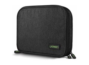 6957303852567 - Ugreen - Case Festplattenbox hdd ssd Telefonkabel Smartphone Netzteil Tasche Zubehör 245 x 175 x 5 cm grau