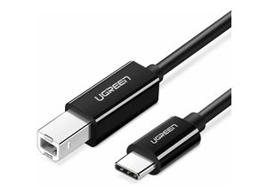 6957303854462 - US241 Drucker Kabel usb 20 2 Meter Kabel Typ-C 20 schwarz - Ugreen