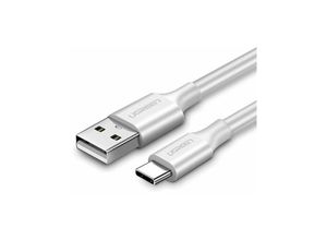 6957303861217 - 1M Kabel usb - usb Typ-C usb 20 Schnell-Ladekabel Datenkabel Kabel usb-c Ladeadapter weiß - Ugreen