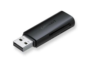 6957303867226 - Ugreen - CM264 usb 30 SD TF-Kartenleser – usb-a Anschluss- Lesegerät -Schwarz bis 512 gb kompatibel