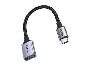 6957303878895 - Ugreen USB-c 30 auf USB OTG Adapter Ladeadapter für Smartphones grau