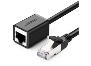 6957303882823 - Ugreen - Verlängerungskabel Ethernet RJ45 Cat 6 ftp 1000Mbps 3m Netzwerkkabel Schwarz (NW112 11282)