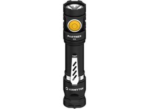 6957713003634 - ArmyTek Partner C2 Magnet USB White LED Taschenlampe mit Gürtelclip mit Holster akkubetrieben 1100 lm 118 g