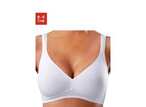 6959272846479 - Große Größen BH ohne Bügel aus Jacquardmaterial (2 Stück) weiß+schwarz Gr95B