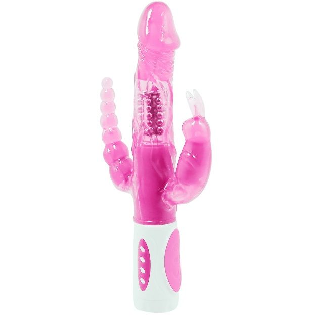 6959532316261 - BAILE - PRETTY BUNNY DREIFACHER VIBRATOR ROTATOR